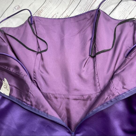 Pacific Plex purple formal bridesmaid a-line dress - Picture 11 of 12